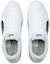 Shop Kasut Puma Smash Vulc Retro Kasual Skateboarding Unisex Putih Hitam 'White Black' 385554-01