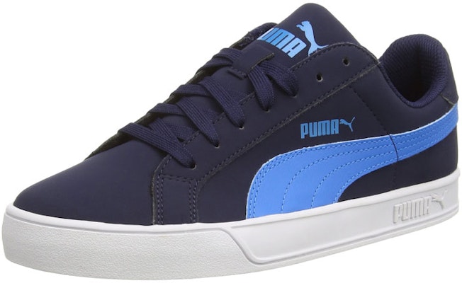 PUMA Smash Vulc 輕便 低筒 板鞋 男女同款 藍色 Lookbook PUMA Smash Vulc 輕便 低筒 板鞋 男女同款 藍色