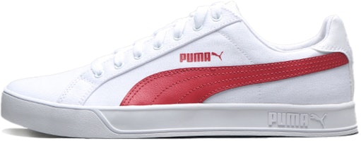 Puma Smash Vulc Canvas 'White American Beauty' 374754-07 Puma Smash Vulc Canvas 'White American Beauty' 374754-07
