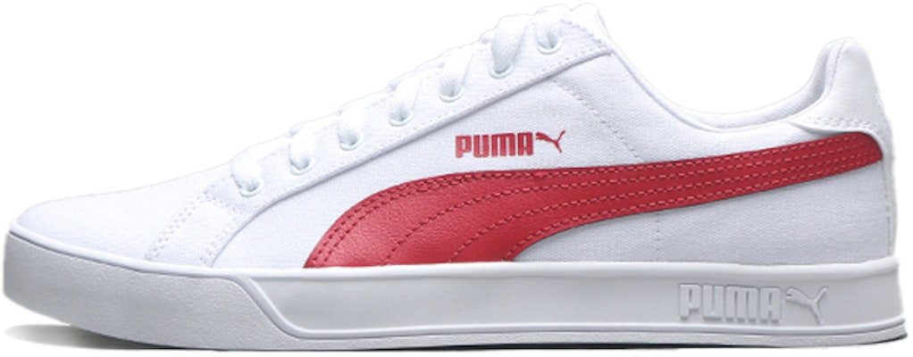 Puma Smash Vulc Canvas 'White American Beauty' 374754-07 Buy Puma Smash Vulc Canvas 'White American Beauty' 374754-07