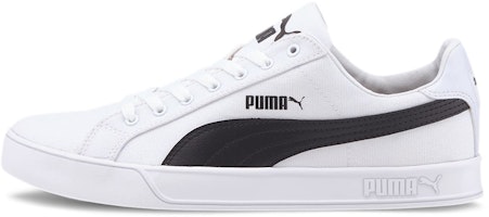 Puma Smash Vulc Canvas 'White Black' 374754-01 Puma Smash Vulc Canvas 'White Black' 374754-01
