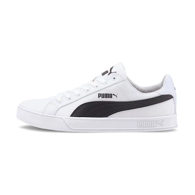 Puma Smash Vulc Canvas 'White Black'