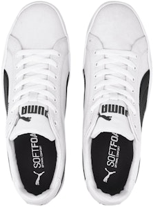 푸마 스매쉬 벌크 캔버스 '화이트 블랙' 374754-01 Shop 푸마 스매쉬 벌크 캔버스 '화이트 블랙' 374754-01