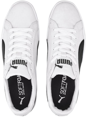 Puma Smash Vulc Canvas 'Blanco Negro' 374754-01 Shop Puma Smash Vulc Canvas 'Blanco Negro' 374754-01