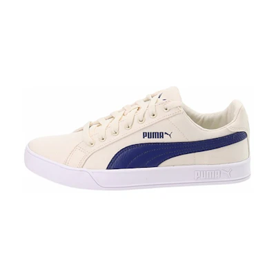 Puma Smash Vulc Canvas Retro Sports Casual Shoes White