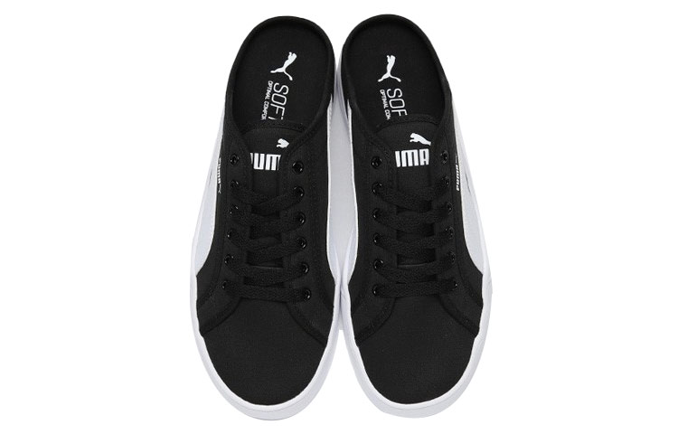 Shop Chaussures Puma Smash Vulc Mule Noir 309680-02