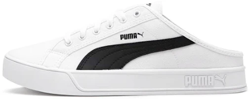 Puma Smash Vulc Mule White/Black 309680-01 Puma Smash Vulc Mule White/Black 309680-01