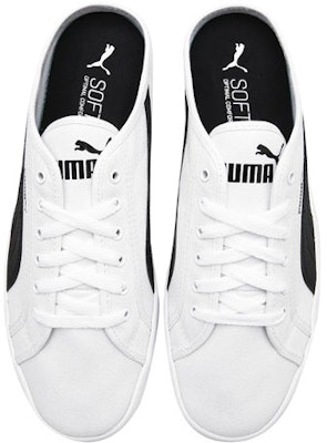 PUMA Smash 輕鬆穿脫 低筒 球鞋 男女款 白黑 Shop PUMA Smash 輕鬆穿脫 低筒 球鞋 男女款 白黑