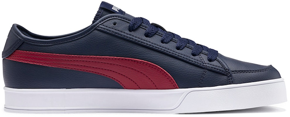 PUMA Smash Vulc v2 低幫 板鞋 男女同款 藍紅 Order PUMA Smash Vulc v2 低幫 板鞋 男女同款 藍紅