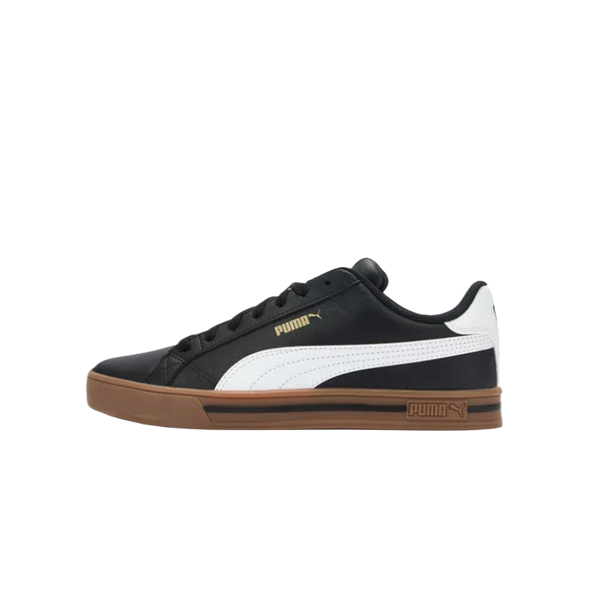 Puma Smash Vulc V3 Black Low-Top Casual Retro Sneakers Breathable Shoes 380752-23