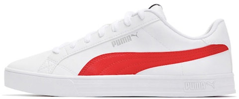 Puma Smash Vulc V3 Lo 'White High Risk Red' 380752-04 Puma Smash Vulc V3 Lo 'White High Risk Red' 380752-04