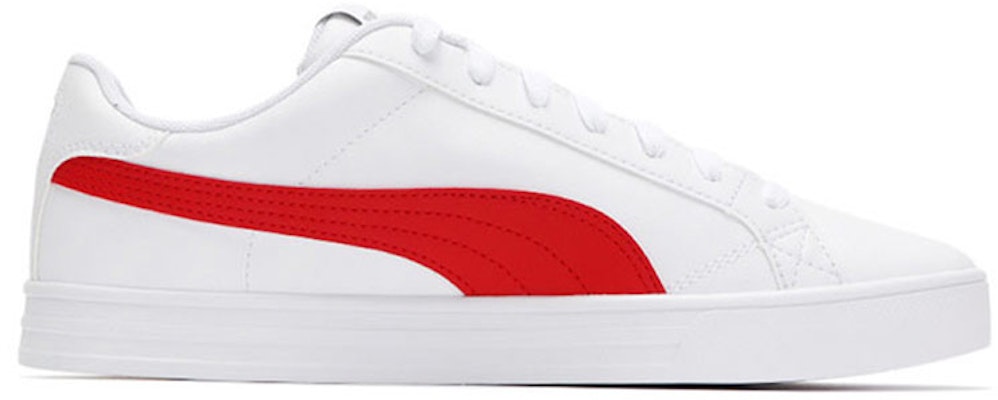 Puma Smash Vulc V3 Lo 'White High Risk Red' 380752-04 Order Puma Smash Vulc V3 Lo 'White High Risk Red' 380752-04
