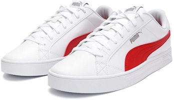 彪马Smash Vulc V3 Lo白色红色运动鞋 380752-04 Lookbook 彪马Smash Vulc V3 Lo白色红色运动鞋 380752-04