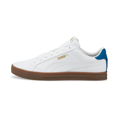 Puma Smash Vulc V3 Lo 'White Mykonos Blue Gum'