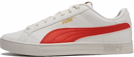 Puma Smash Vulc V3 LO 'White Red' 380752-12 Puma Smash Vulc V3 LO 'White Red' 380752-12