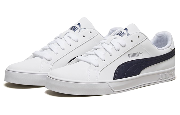Lookbook 푸마 스매쉬 벌크 화이트/블루 (Puma Smash Vulc 화이트/블루) 359622-10