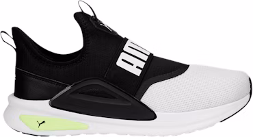 Puma Softride Enzo Evo Slip-On 'Black White Fast Yellow' 377875-03 Puma Softride Enzo Evo Slip-On 'Black White Fast Yellow' 377875-03