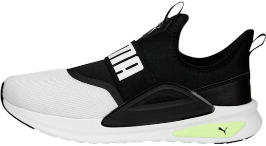 彪马Softride Enzo Evo黑白黄无带运动鞋 377875-03 Buy 彪马Softride Enzo Evo黑白黄无带运动鞋 377875-03