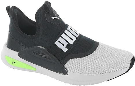 彪马Softride Enzo Evo黑白黄无带运动鞋 377875-03 Order 彪马Softride Enzo Evo黑白黄无带运动鞋 377875-03