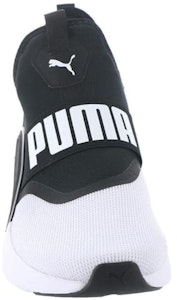 彪马Softride Enzo Evo黑白黄无带运动鞋 377875-03 Shop 彪马Softride Enzo Evo黑白黄无带运动鞋 377875-03