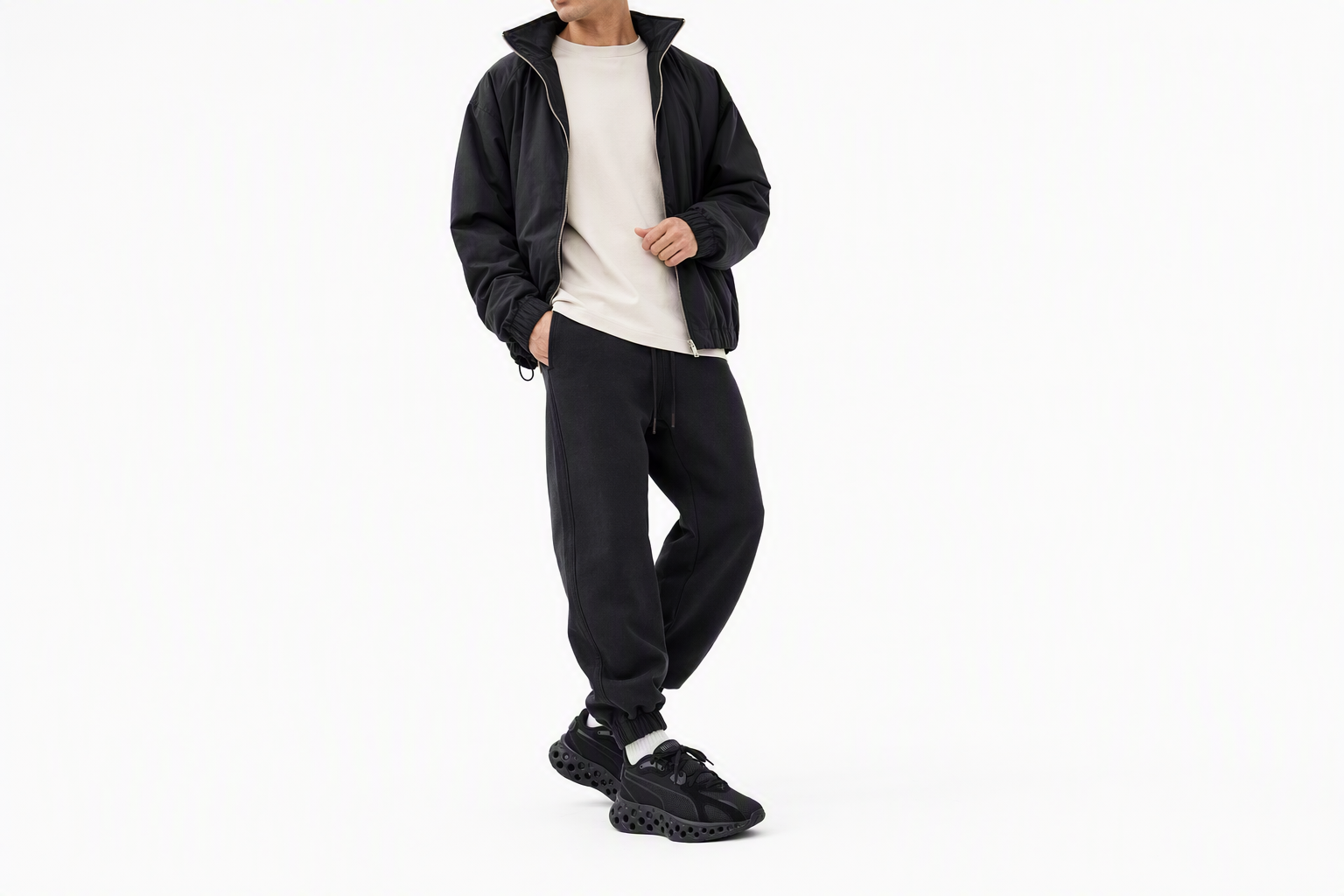 Order Puma Softride Frequence ''Zwart Donkergrijs'' 310500-01