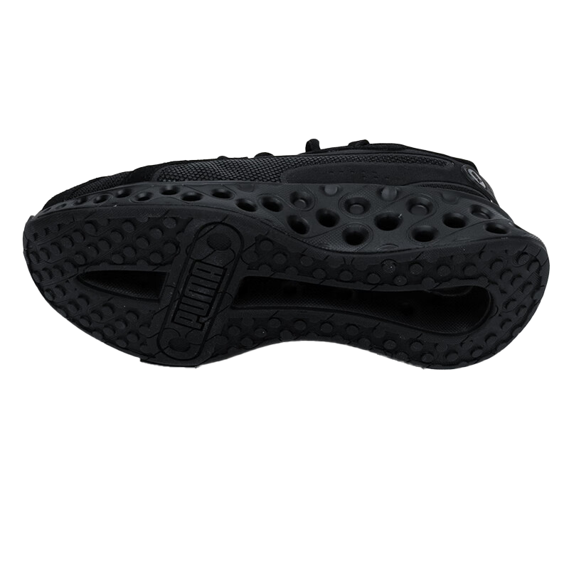 Shop Puma Softride Frequence「黑色平暗灰」310500-01 310500-01