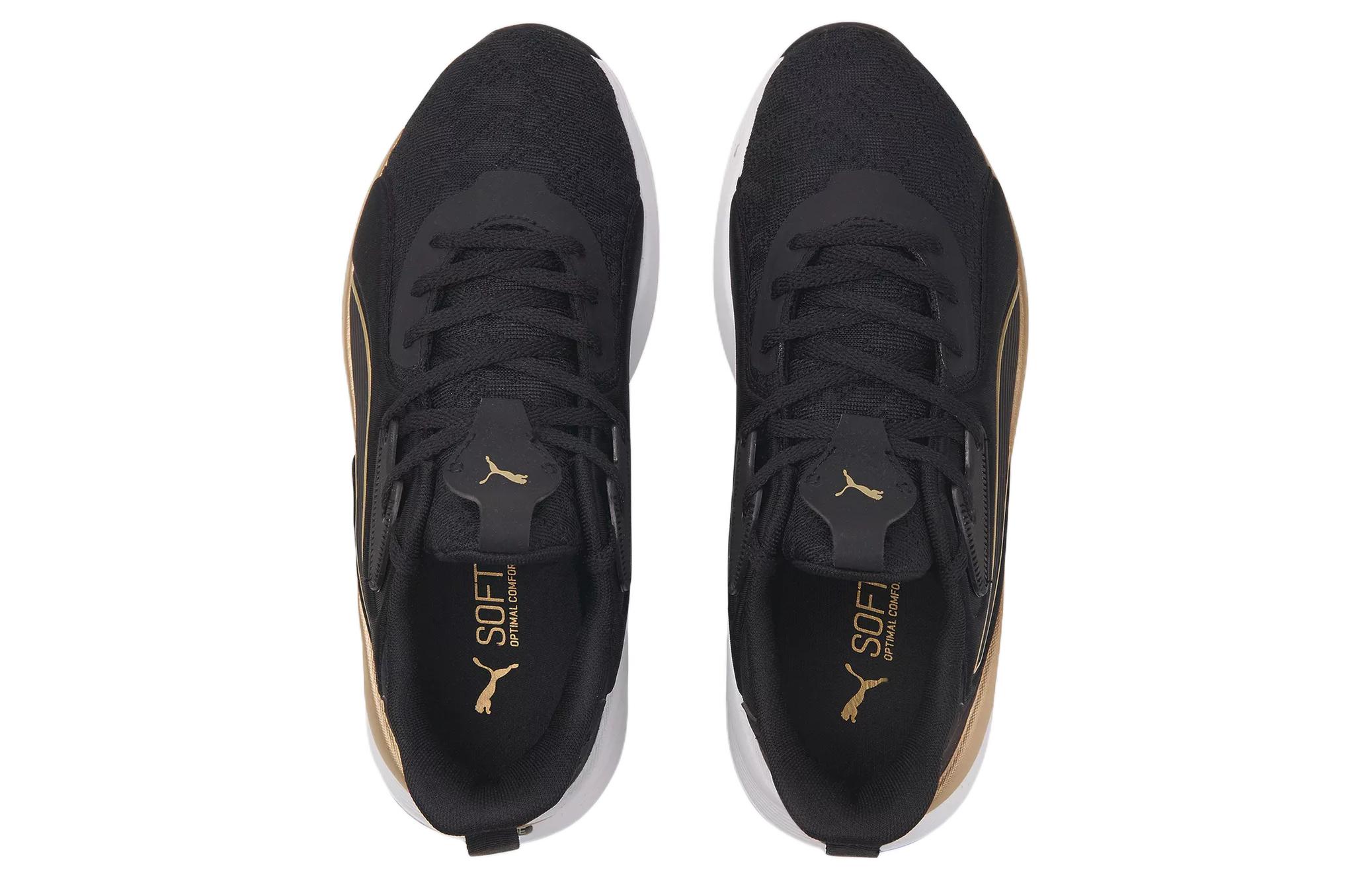 Lookbook Puma Softride Premier 'Metallic Black Gold' 376188-01