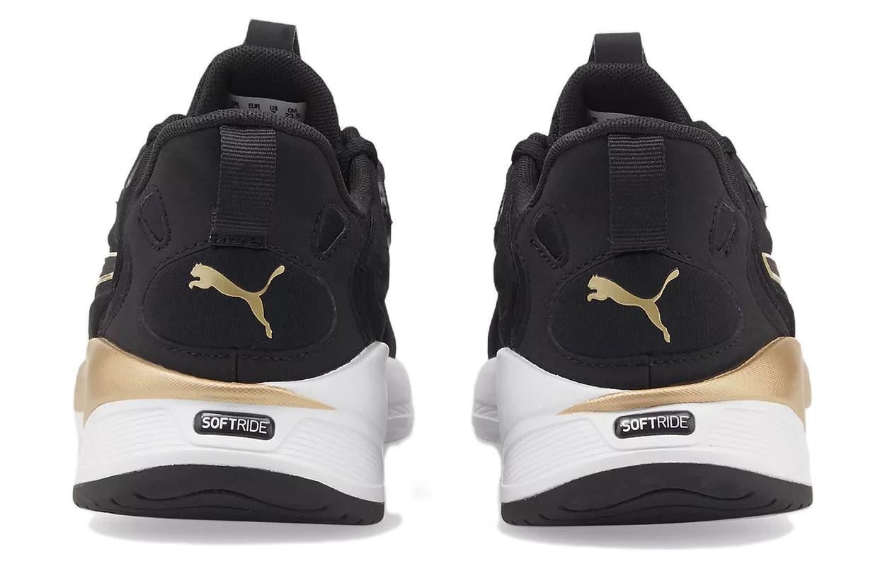 Shop Puma Softride Premier 'Metallic Black Gold' 376188-01