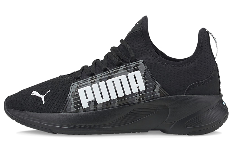 Puma Softride Premier Slip-On 'Black Running Shoes' 376661-01