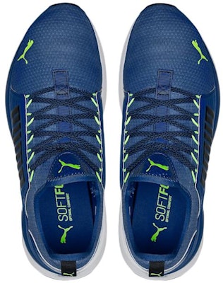Puma Softride Premier Slip-On 'Blazing Blue Black' Sepatu pria 376540-09 Shop Puma Softride Premier Slip-On 'Blazing Blue Black' Sepatu pria 376540-09