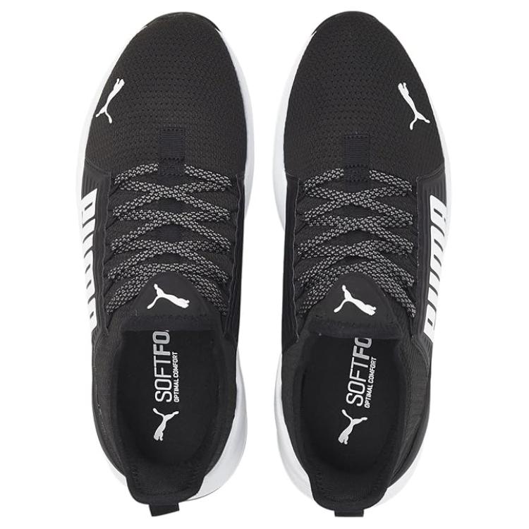 Lookbook 푸마 소프트라이드 프리미어 슬립온 와이드 (검/흰) 376976-01