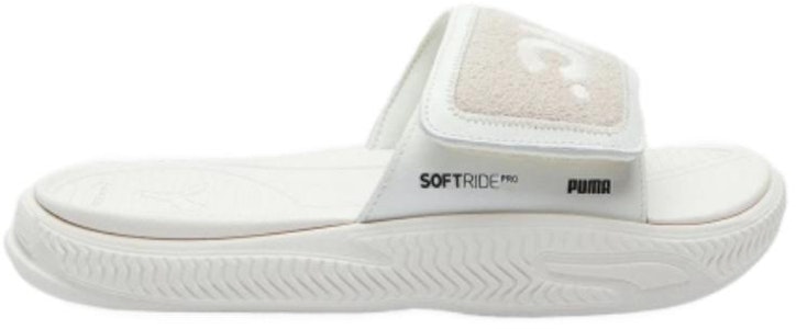 LMC x PUMA Softride Pro Slide V 防滑耐磨 一字拖鞋 男款 白色 Order LMC x PUMA Softride Pro Slide V 防滑耐磨 一字拖鞋 男款 白色