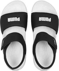 PUMA Softride Pure 防滑耐磨 運動涼鞋 男女同款 黑白 Shop PUMA Softride Pure 防滑耐磨 運動涼鞋 男女同款 黑白