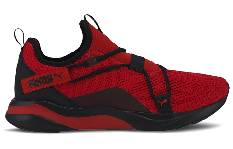 Order Puma Softride Rift Slip-on ''Zwart Rood'' 193845-02