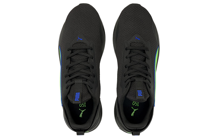 Lookbook Puma Softride Rift Tech 舒適透氣 低筒休閒運動鞋 黑綠