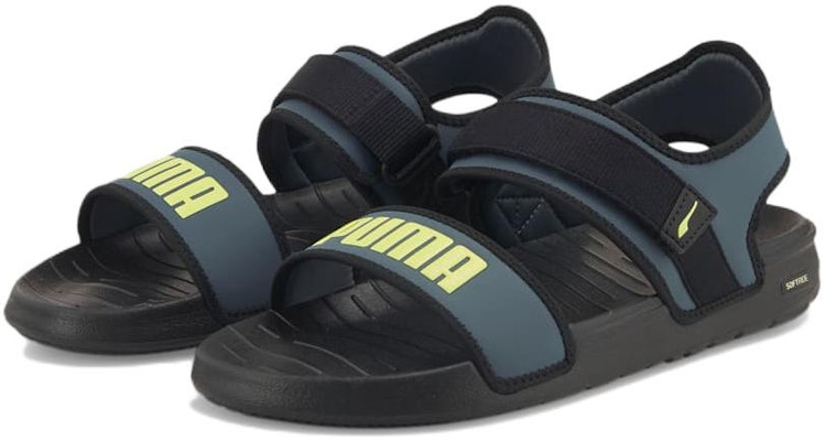 Puma Softride Sandal 'Hitam Biru' 375104-08 Lookbook Puma Softride Sandal 'Hitam Biru' 375104-08