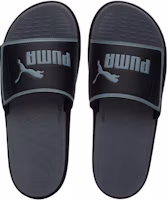 Lookbook Puma Softride 簡約休閒拖鞋 黑灰色