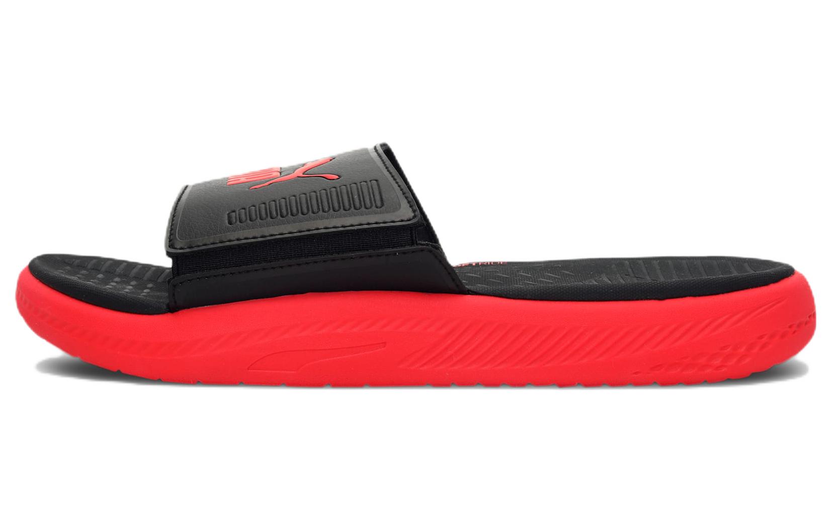 Puma Softride Slide 'Black High Risk Red' 382111-09