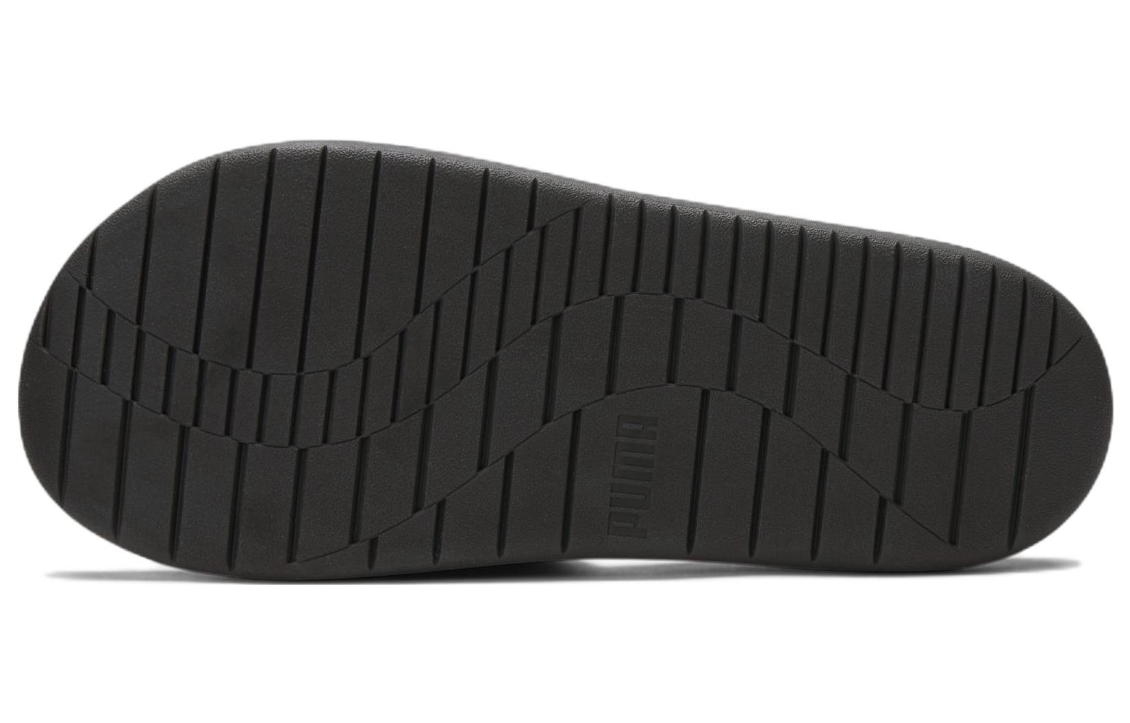 Purchase Puma Softride Slide ''Noir Citron Sorbet'' 382112-07