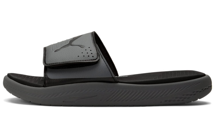 Puma Softride Slide 'Black Steel Grey' 382112-02
