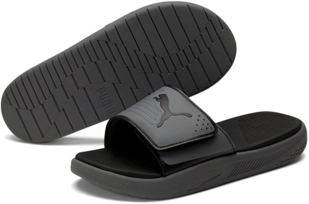 푸마 소프트라이드 슬라이드 '블랙 스틸 그레이' (Puma Softride Slide '블랙 스틸 그레이') 382112-02 Purchase 푸마 소프트라이드 슬라이드 '블랙 스틸 그레이' (Puma Softride Slide '블랙 스틸 그레이') 382112-02