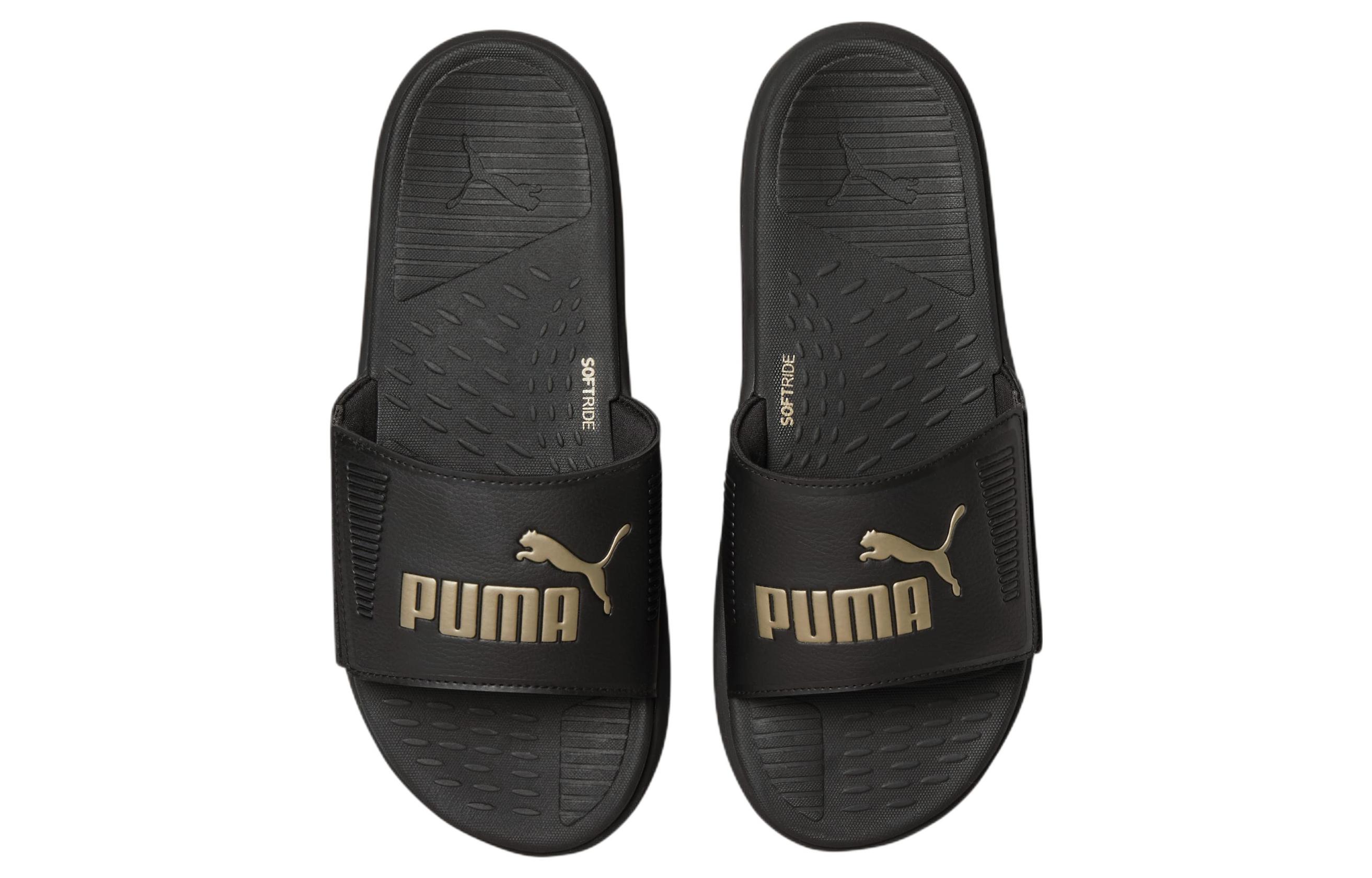 Lookbook Puma Softride Slide ''Noir Or Équipe'' 382111-12