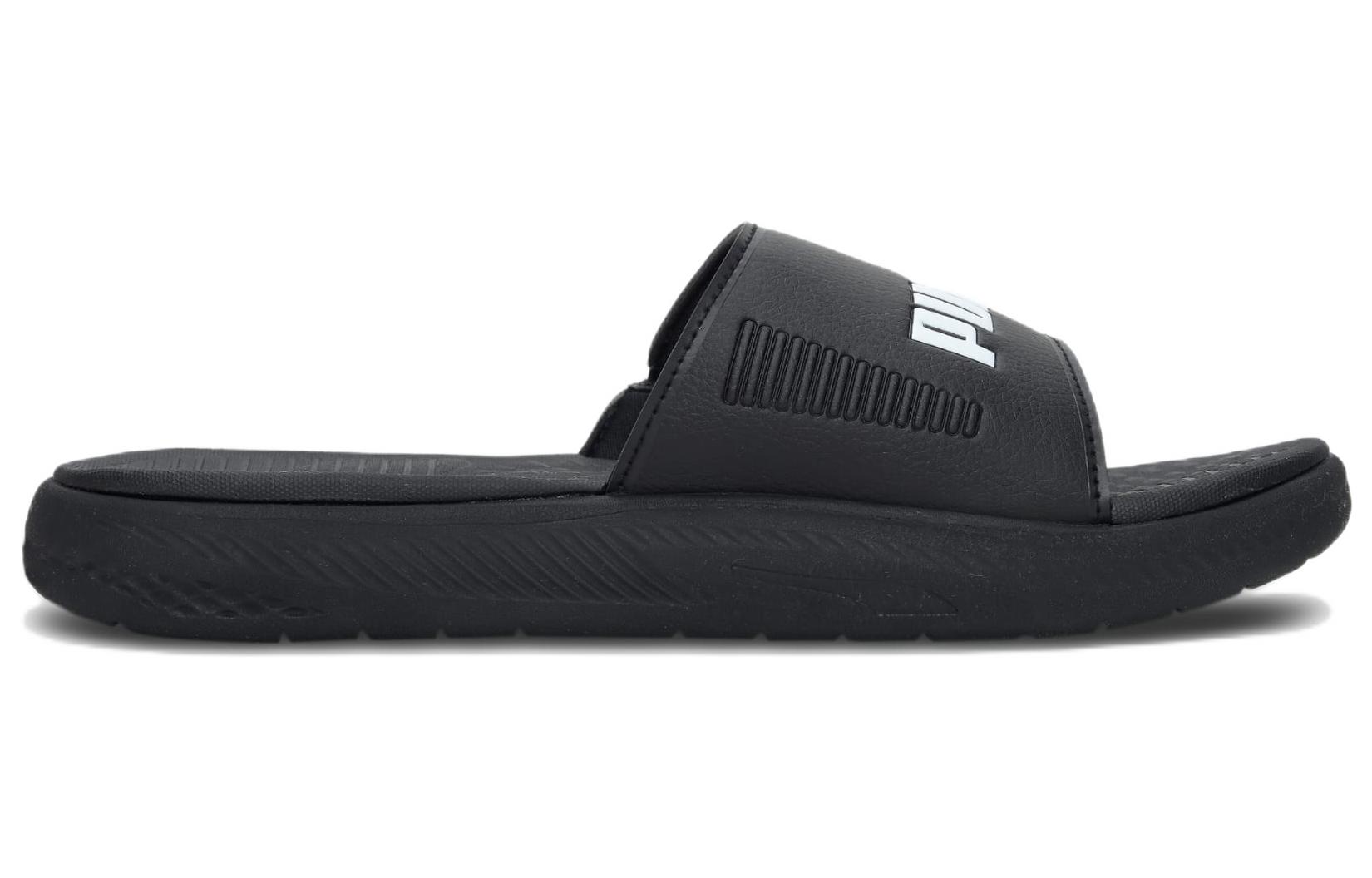 Order Puma Softride Slide ''Noir Blanc'' 382111-08