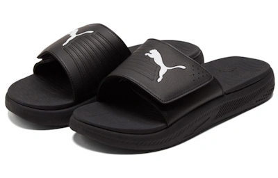 Puma Softride Slide 'Black White'