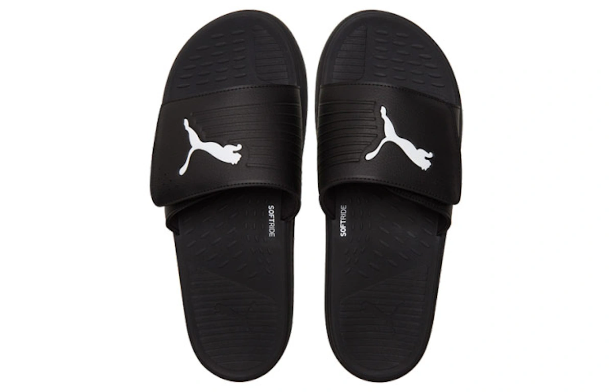 Puma Softride Slide 'Black White'