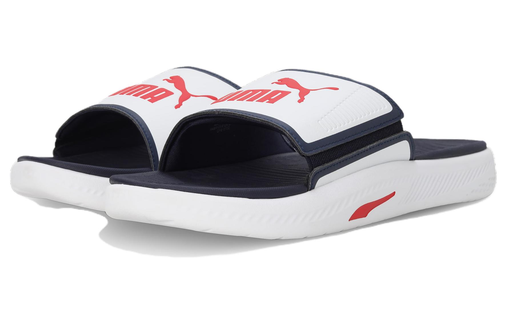 Shop Puma Softride Slide ''Bleu Blanc Rouge'' 382111-18