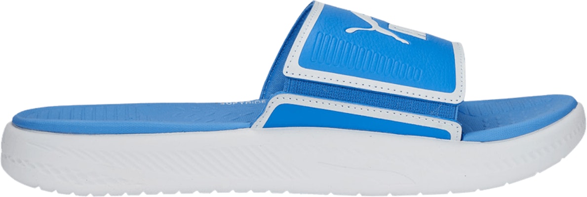 Puma Softride Slide 'Dusky Blue White' Sandal Pria Biru Putih 382111-16 Buy Puma Softride Slide 'Dusky Blue White' Sandal Pria Biru Putih 382111-16
