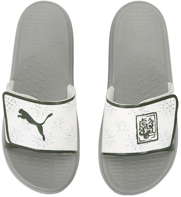 푸마 소프트라이드 슬라이드 '그레이 화이트' 394201-01 Lookbook 푸마 소프트라이드 슬라이드 '그레이 화이트' 394201-01