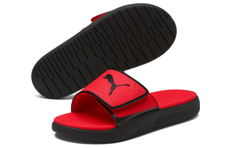 Lookbook Puma Softride Slide ''Rouge Risque Noir'' 382112-03