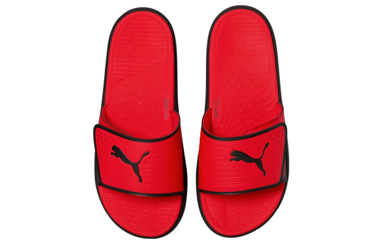 Shop Puma Softride Slide ''Rouge Risque Noir'' 382112-03